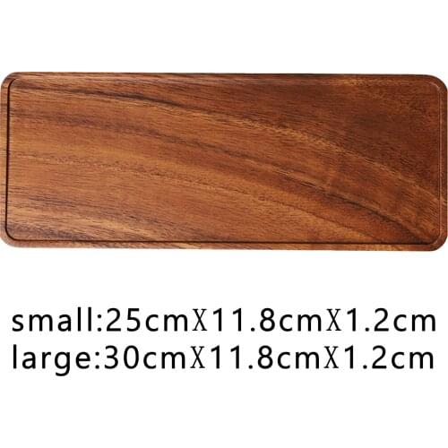 Storage Tray,Retro Wooden Serving Dessert Container Tea Fruit Organizer Snack Dishes Storage Tray Dinner Plate
