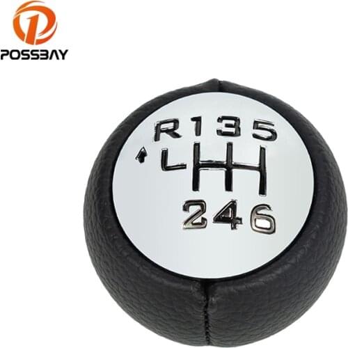 6 Speed Car Manual Gear Shift Knob Black Lever for Peugeot 307 308 3008 407 5008 807 1997-2014/Citroen C3 C4 C8/Partner B9 2008