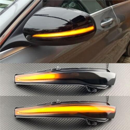 LED Dynamic Turn Signal Light For Mercedes Benz C Class W205 E W213 S W222 Side Mirror Flashing Light Repeater Blinker