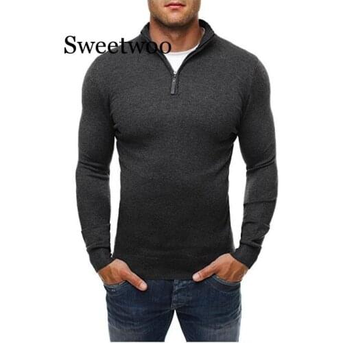 Мужские пуловеры на молнии SWEETWOO China At AliExpress