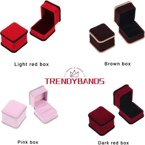 Men Women Tungsten Wedding Box