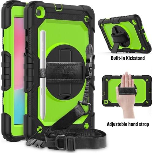 360 Rotating Kids Safe Shockproof Armor Case For Samsung Galaxy Tab A 8.0 SM-T290 T295 T297 2019 Tablet protect Cover Funda+pen