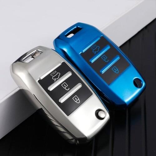 High Quality TPU Key Case Bag Cover For Kia Ceed Sorento Cerato K3 K3S K4 K5 KX3 Sportage KX5 3 Button Remote Control Auto Parts