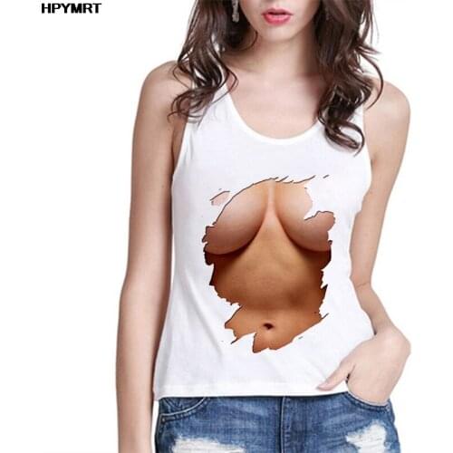 Women Sexy body Graphics Printing Fashion 90s Clothing Sleeveless Tee Summer Tank Tops Female Fashion Casual O-neck Vest Woman
