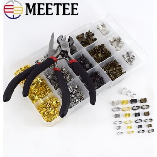 1Set Up Zipper Stopper Non-slip for 3# 5# 8# Metal Zippers Zip Repair Kits Nylon Zipper Replacement DIY Accessories Tailor Tools