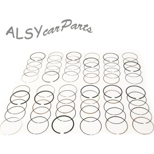 12x Engine Piston Ring 82mm 2750301517 For Benz M275 5.5L V12 CL 600 W220 S 600 W221 S 600 L S 600 L Grand Edition 001PI91201000
