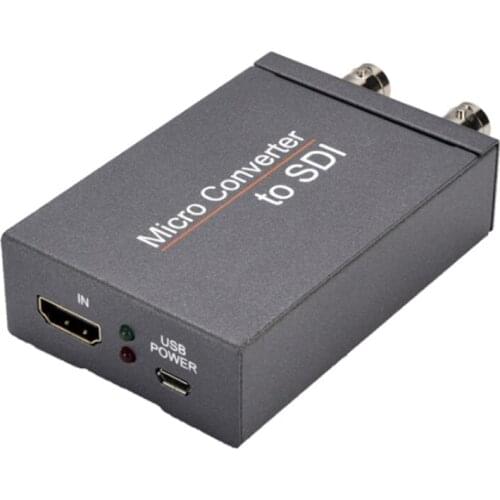 28EA DC 5V 1080P HDMI-compatible to 2CH SDI Converter with Audio 3G-SDI/HD-SDI Broadcast Adapter for Camera 2 Output