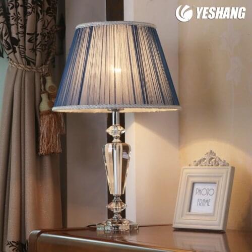 30X51cm Free Shipping Crystal Lamp Led Night Lamp for Bedroom Bedside Lamp Living Room Luxury Home Decor E27 220V 110V EU Plug