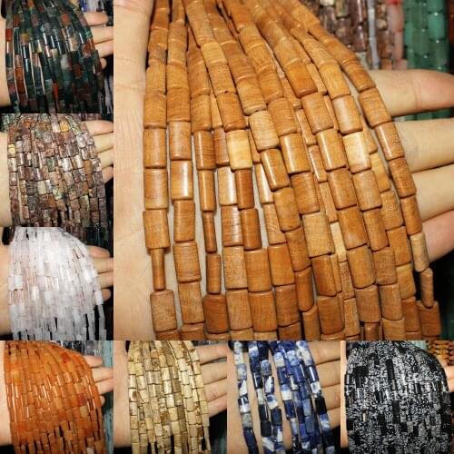 8*13mm 9 Colors Natural Semi Precious Stone Loose Bead Flat Beads Strand DIY for Making Necklace Bracelets Jewelry Accessories