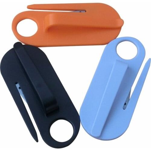 12pcs/pack First Aid Car Safety Belt Cutting Knife Hanging Type Cutter Handle Seat Belt Knife Emergency Kit For Driver