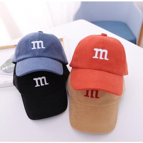Doitbest Autumn Children Baseball Cap Hip Hop age for 1 to 4 Years Embroidery M kids Sun Hat Boys Girls Caps snapback hats
