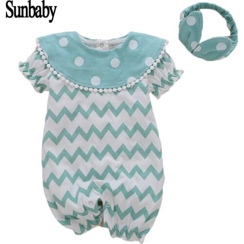 Боди с коротким рукавом для малышек EABoutique China At AliExpress