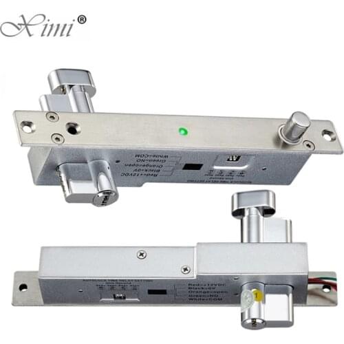Electric Lock Magnetic Output with Timer DC12V Mortise Door Lock XM-400T Fail Safe fail Secure Bolt Mortise Door Lock NC/NO