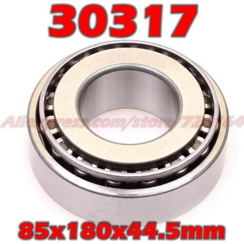 85x180x44.5 mm Tapered Roller Bearings 30317 7317E HR30317J 30317JR 30317A E30317J 30317VC12 30317U 30317E 85*180*44.5