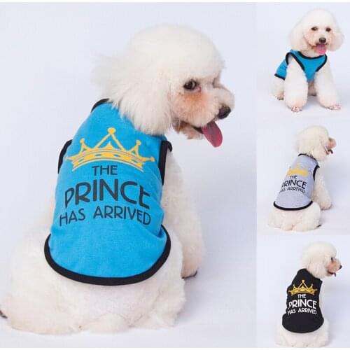 Summer Pet Clothes Dog T-shirt Flamingo Printed Dog Vest For Small Medium Dogs Accessories Pet Supplies Cat Vest Shirts