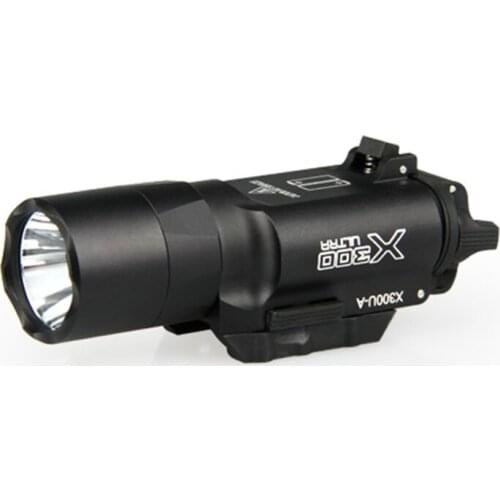 Hot sale New tactical flashlight SF style X300 Ultra LED Weapon Light fits 20mm picatinny rail for hunting for shooting