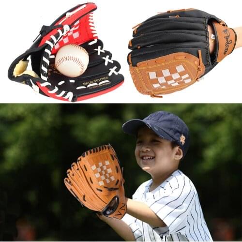 Training Baseball Glove Softball Practice Equipment Size 10.5/11.5/12.5 Left handed throw for Adult Man Woman Outdoor Sports