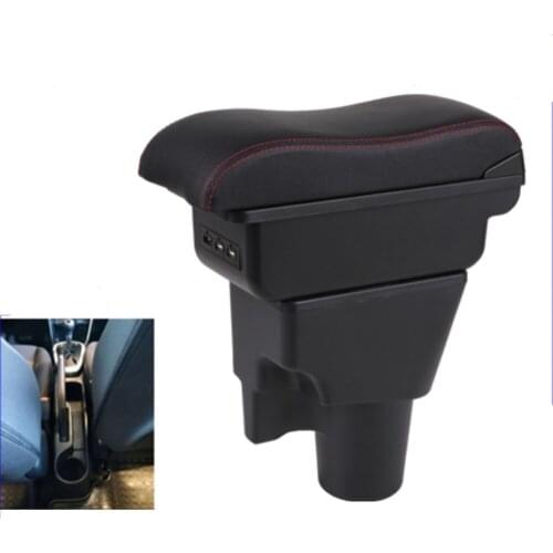 For Kia Picanto Armrest box central Store content Picanto armrest box with cup holder with USB interface