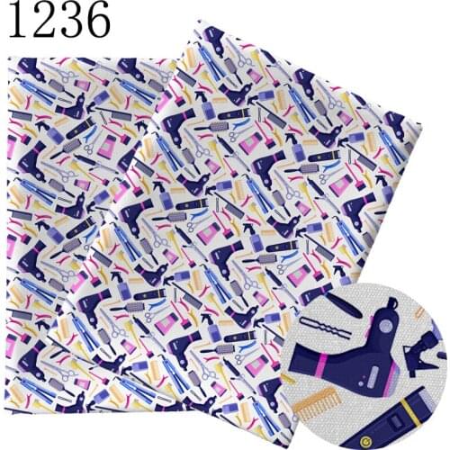 Half yard 45X145cm shopping bag fabric Late Print Polyester cotton DIY Material Pillow Hat sofa kird mask Handmade 1236