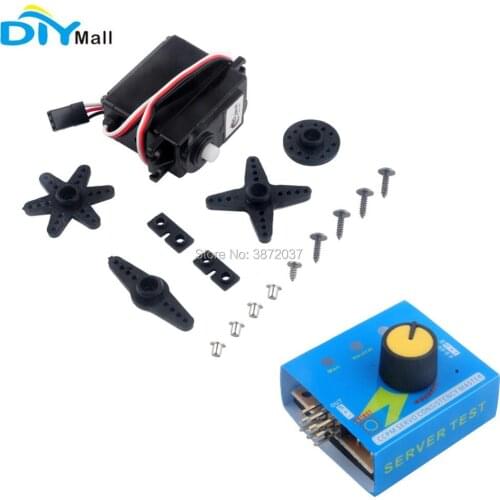 DS04-NFC 360 Degree Continuous Rotation Servo Motor Tester 3CH Consistency CCPM Master ECS Speed Controler Checker