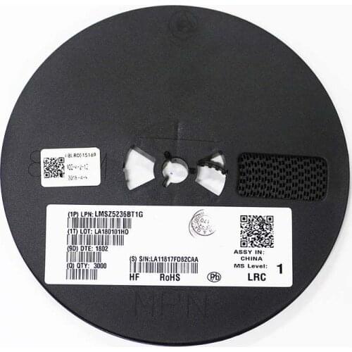 50PCS Zener diode LMSZ5236BT1G 7.5V 0.5W(500mW) SOD-123 LMSZ5236BT1G