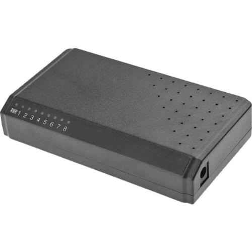 8 Ports PoE Switch 6+2 POE 10/100M Ethernet Power Over without Power Adapter for Camera Industrial Control Family Network System