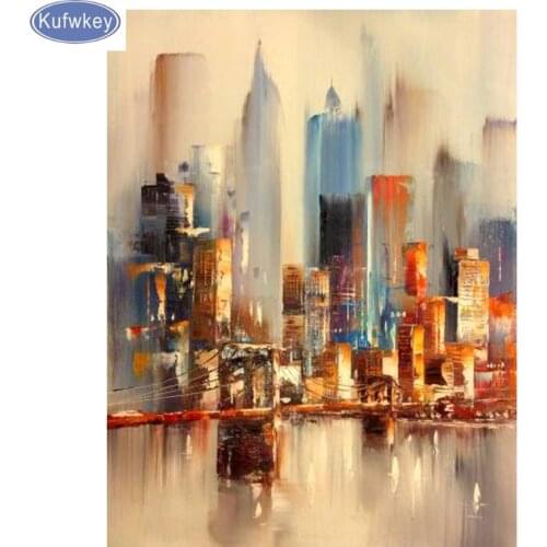 New York Cityscape Diamond Embroidery full square drill 5d diy diamond painting abstract art,3d cros-stitch kit,Decoration house