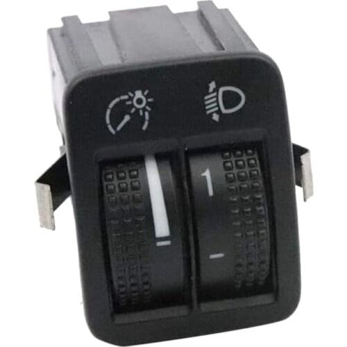 Car Dimmer Switch Dashboard Brightness Dimmer Headlight Height Adjustment Switch for Tiguan 5ND 941 333