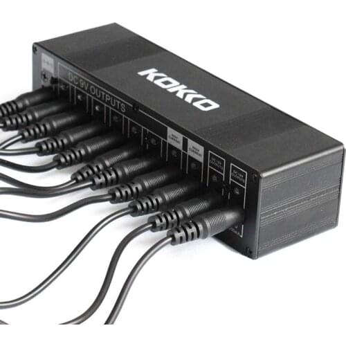 1 PC Guitar Effect Pedals Board Power Supply 10 DC Isolated Outputs For 9V/12V/18V