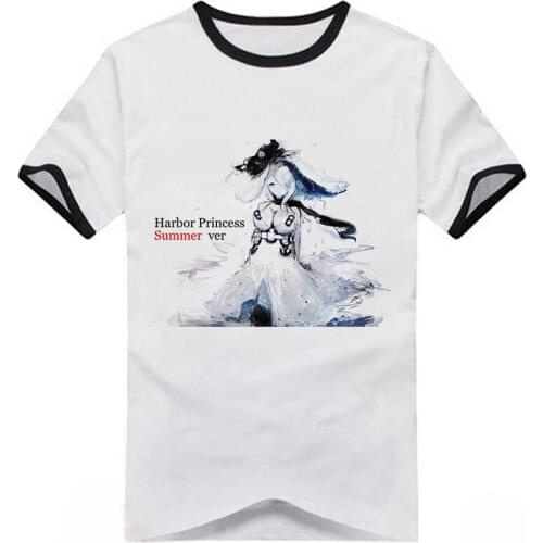 Anime T-shirt Print Kantai Collection Fleet girls Short Sleeve Casual Cosplay T Shirt
