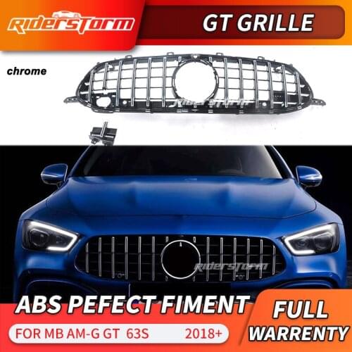 GT style front racing GT Grill Front Mesh For amg GT 63S 2019 model amg for amg gt car 4MATIC four door sports car GT grille