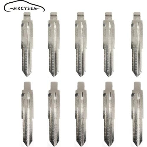 HKCYSEA NO. 39 Engraved Line Key Blade Blank Scale Shearing Teeth Uncut Key Blade 39# DWO4R for Buick for Chevrolet