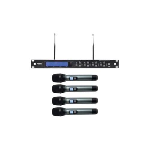 Kit 4 microphones UHF Handheld