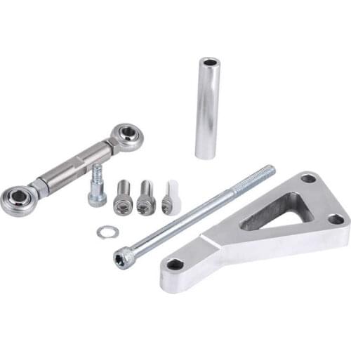 Polished Aluminum Alternator Bracket Kit Water Pump Lwp Bracket Set for Chevy SBC 350