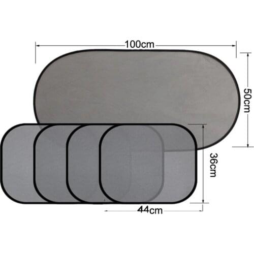 HOT 3D Photocatalyst Mesh Sun Visor Window Screen Sunshade With Suction Cup Front Rear Side Curtain Car Styling Covers Sunshade