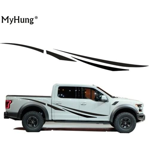Creative DIY Car Decals Of Car Whole Body Sticker Car Styling For Ford F-150 F250 SUPERDUTY Ranger Car Stickers 2pcs per set