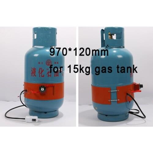 220v 120mm(Width)*970mm(Length) 15kg liquefied gas bottle silicon Rubber heating belt gas tank heating tape gas can heater band