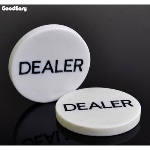 Melamine Texas Hold'em Poker Chip Black Jack Gamling Board Game Banker Poker Set Casino coins 5cm*5cm All in/dealer Accessories
