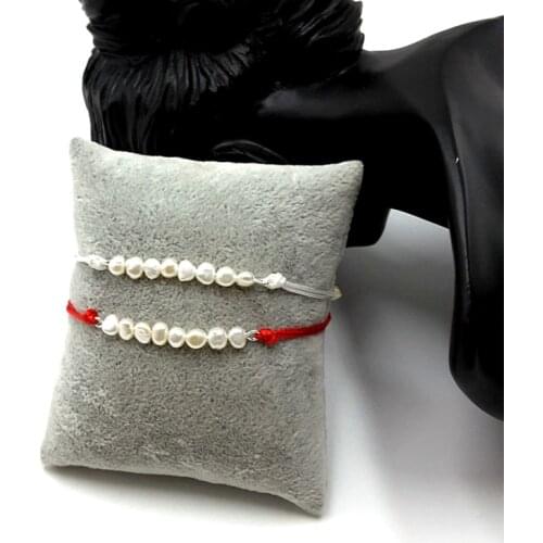 KBJW Original Jewelry Design Genuine Freshwater Baroque Pearl Bracelet Adjustable Lucky Handmade Bracelet Gift for Women