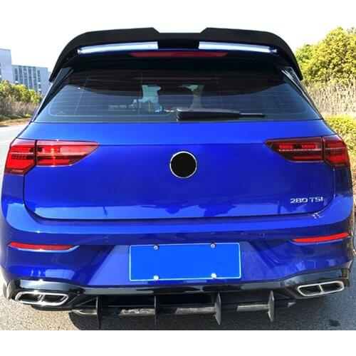 Applied to Volkswagen 8 High 8 Golf 8 + Second Generation Odinger Tail Top Wing Spoiler Modification