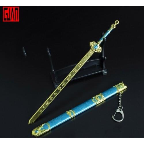 Breaking Through The Black Iron Ruler Yunzhi Sword Zinc Alloy Metal Sword Toy 22cm Breaking Through The Animation Game