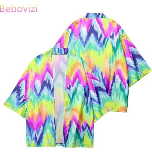 3D Color Plus Size XXS-6XL 5XL 4XL 3XL Loose Japanese Cardigan Women Men Harajuku Kimono Cosplay Blouse Tops Yukata Clothing