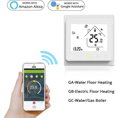 Smart WiFi Thermostat Temperature Controller Water Electric Warm Floor Heating Water Gas Boiler Works with Echo Google Home Tuya