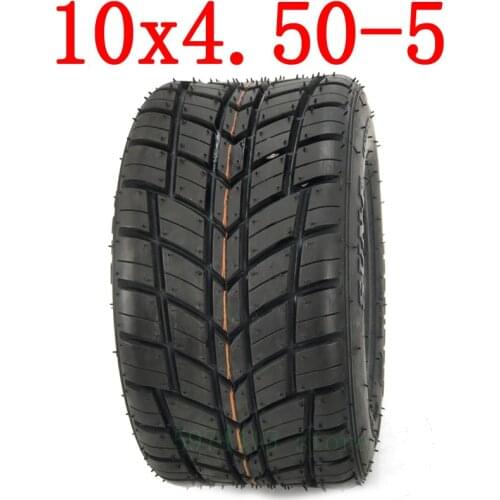 Vacuum Tyre 10x4.50-5 Front Wheel Go Kart Tire Tubeless Tire For Go Kart Knobby Scooter Atv Tire And Tube10*4.50-5
