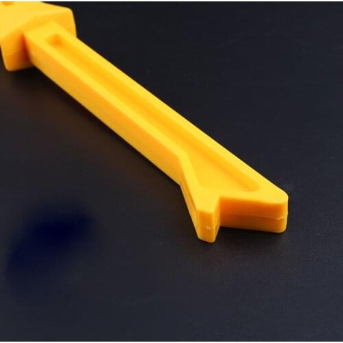 28EB Yellow Woodworking Pusher Safety Push Stick for Carpentry Table Working Blade Router Tools Kit