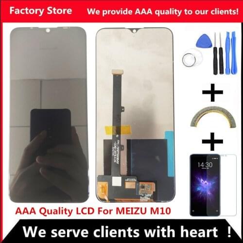 6.5" AAA Quality LCD For MEIZU M10 Lcd Display Screen Replacement For MEIZU M10 LCD Display Screen Digiziter Assembly 1600*720