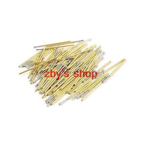 100(+-2%) Pcs P100-H2 1.5mm 9-Point Plum Tip Spring PCB ICT Testing Contact Probes Pin