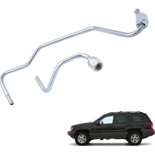 2Pcs Car Transmission Cooler Line Replacement Transmission Radiator Hose for Jeep Grand Cherokee 52079753AB 52079432