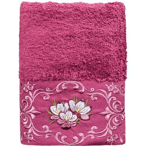2021 Top Miraculous Pastoral Clear Plum Bath Towel Towels For Home Spa Comfort House Shower Hand Washing Elegant Hot Sale