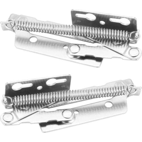 2x 80 degree Sprung Hinges Cabinet Door Lift Up Stay Flap Top Support Cupboard Kitchen
